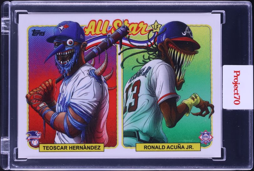2021 Topps Project70 アクーニャ テオスカー・ヘルナンデス Amazon.com: 2021 Topps Project 70 Ronald Acuna Jr. and