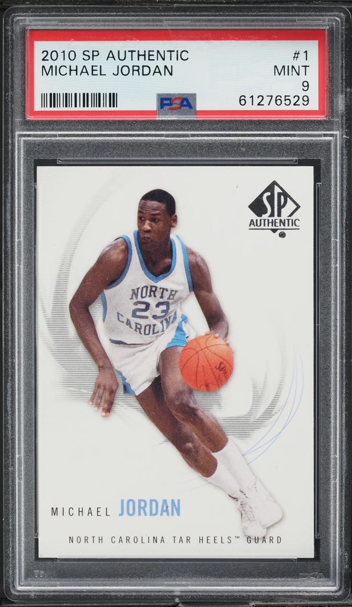 2010 SP Authentic Michael Jordan #1 PSA 9 MINT