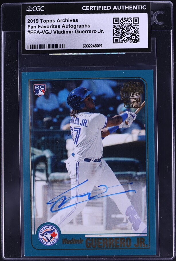 2019 Topps Mystery Redemption Vladimir Guerrero Jr. ROOKIE AUTO