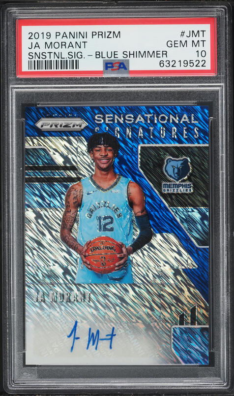 2019 Hoops Ja Morant ROOKIE #259 PSA 10 GEM MINT on Fanatics Collect