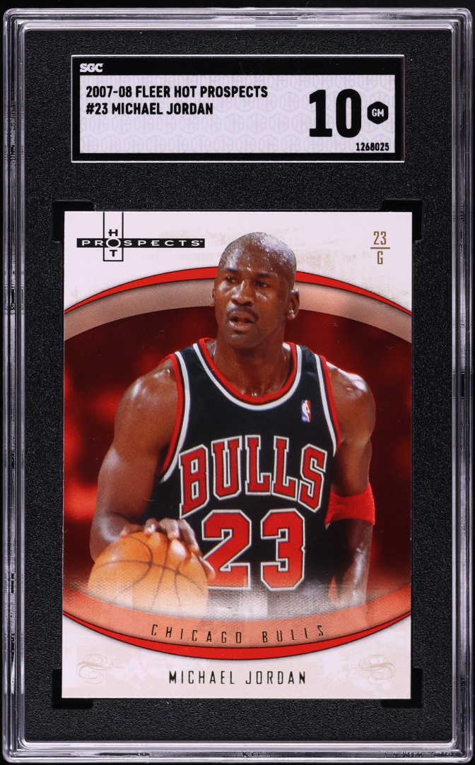 2007 Fleer Hot Prospects Michael Jordan #23 SGC 10 GEM MINT