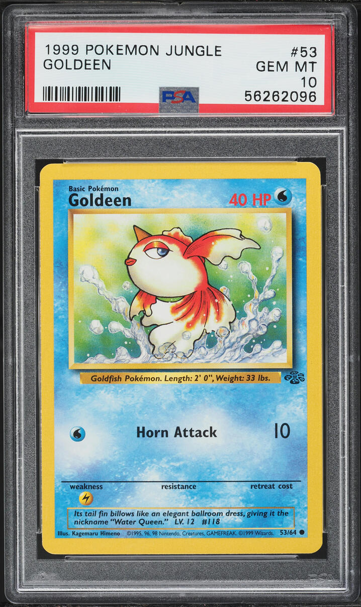 1999 Pokemon Jungle Goldeen #53 PSA 10 GEM MINT