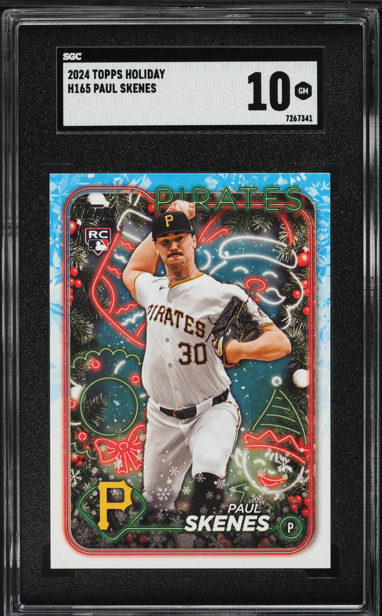 2024 Topps Holiday Paul Skenes ROOKIE #H165 SGC 10 GEM MINT