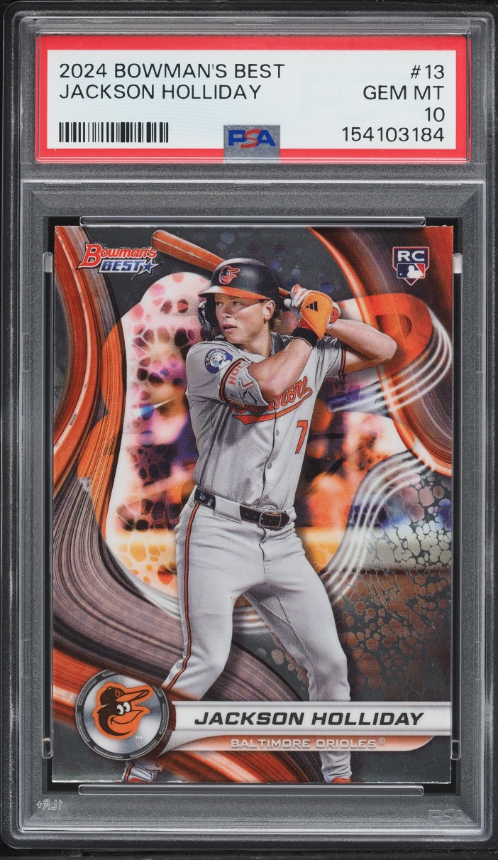 2024 Bowman's Best Jackson Holliday ROOKIE #13 PSA 10 GEM MINT