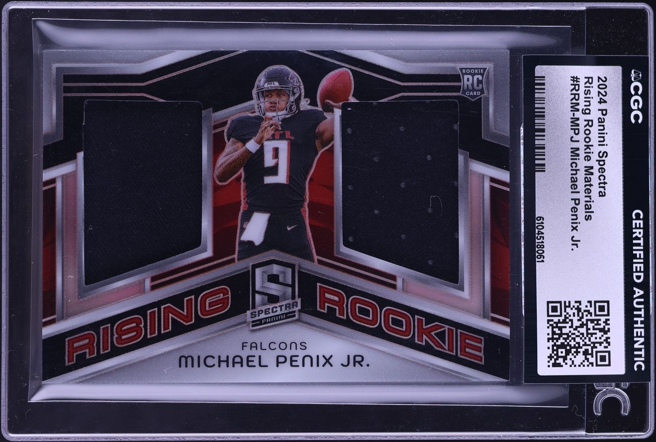 2024 Panini Spectra Rising Michael Penix Jr. ROOKIE PATCH /99 #RRM-MPJ ...