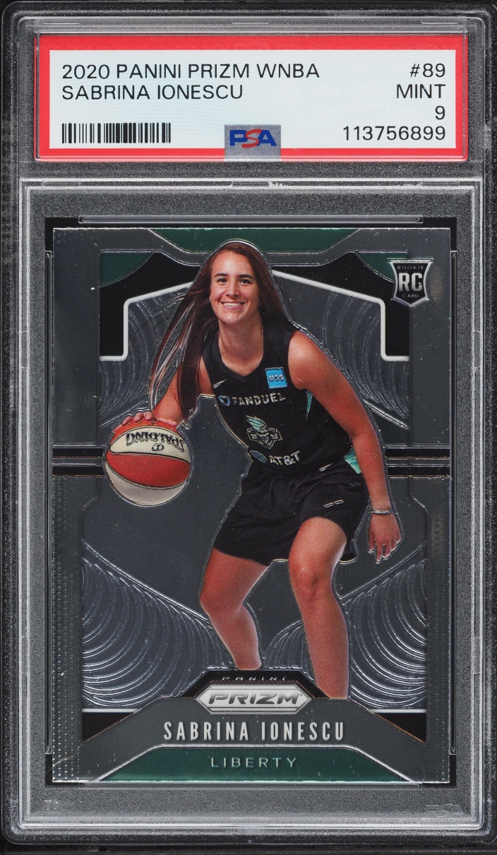 2020 Panini Prizm WNBA Sabrina Ionescu ROOKIE #89 PSA 9 MINT