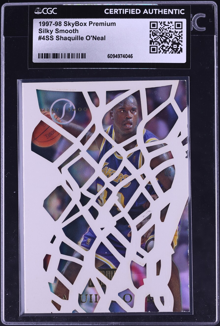 1997 Skybox Premium Silky Smooth Shaquille O'Neal #4 CGC AUTH