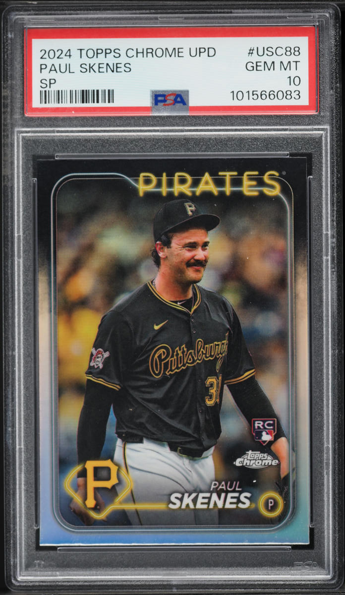 2024 Topps Chrome Update Variation Paul Skenes ROOKIE #USC88 PSA 10 GEM MINT