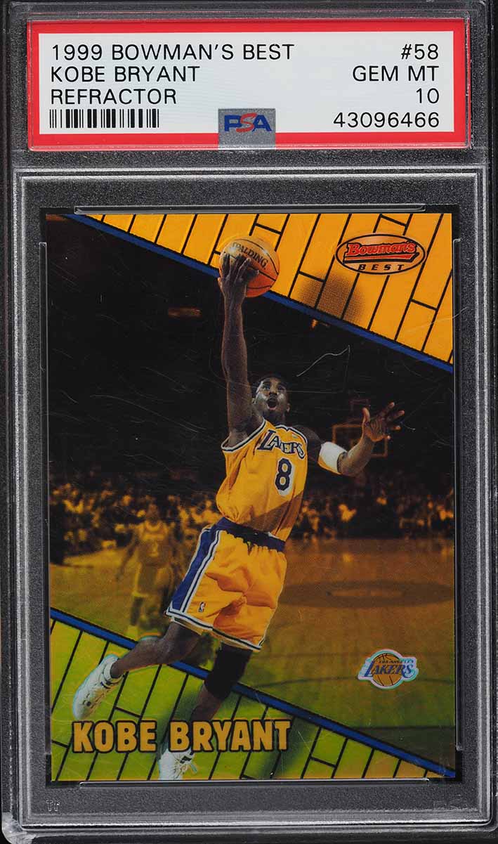 1999 Bowman's Best Refractor Kobe Bryant /400 #58 PSA 10 GEM MINT