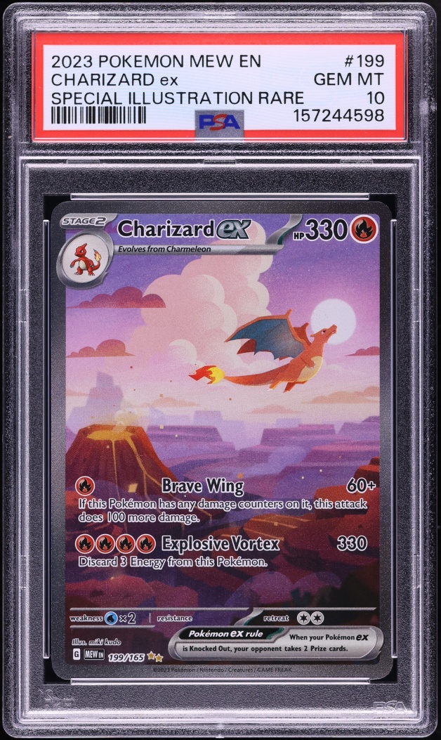 2023 Pokemon Scarlet & Violet 151 SIR Charizard ex #199 PSA 10 GEM MINT