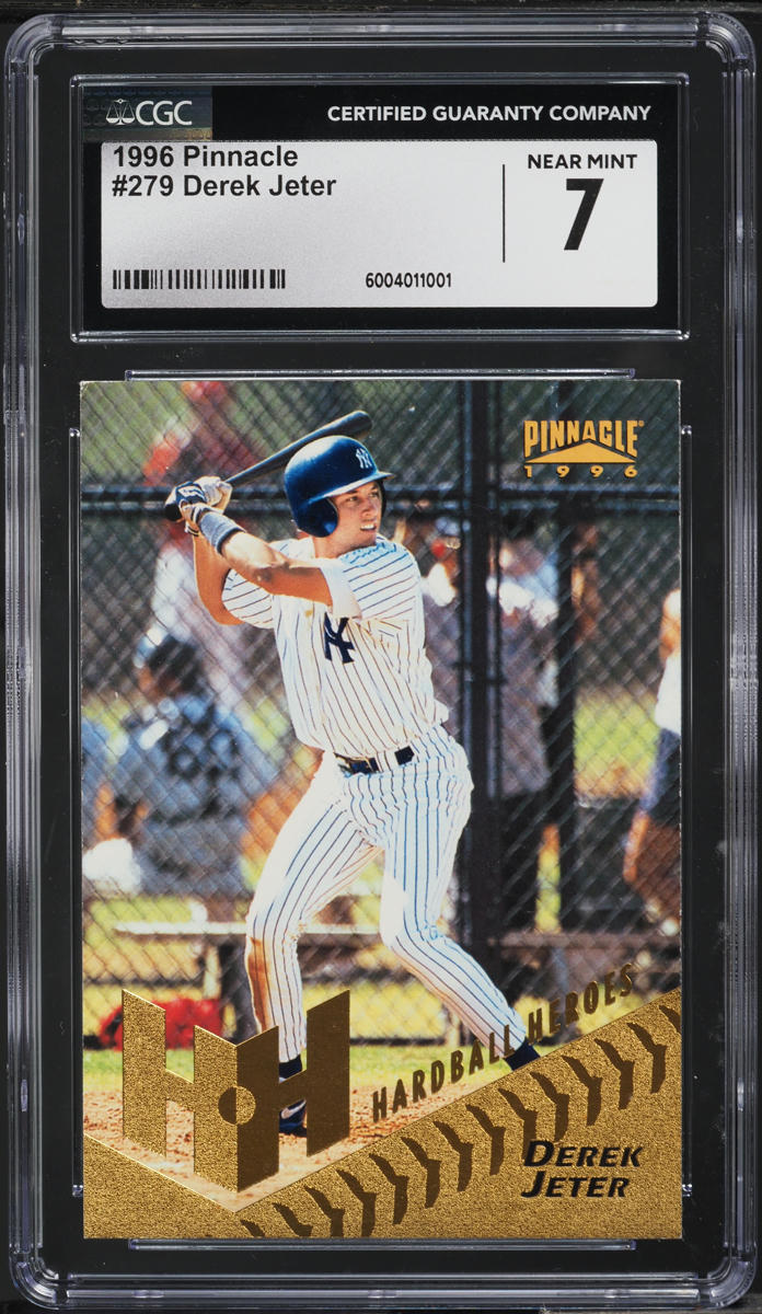 1996 Pinnacle Derek Jeter #279 CGC 7 NRMT