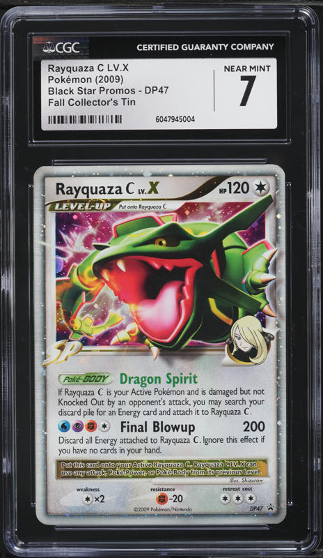 2009 Pokemon Platinum Supreme Victors Holo Rayquaza C LV.X #146