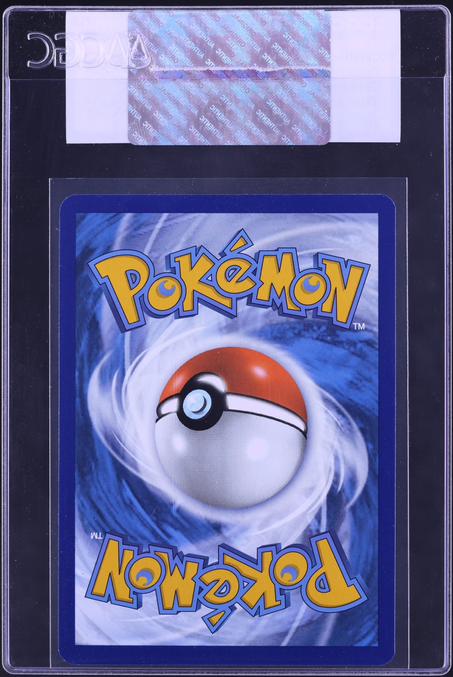 2023 Pokemon French Scarlet & Violet Obsidian Flames IR Larvitar #203 CGC AUTH