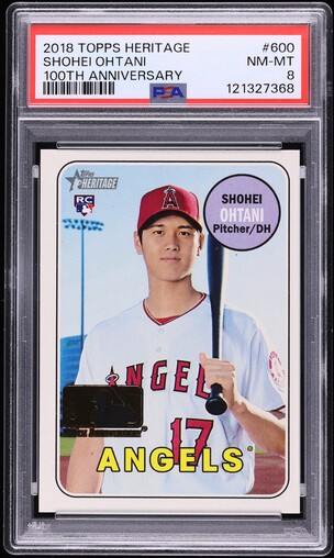2022 Topps Heritage Shohei Ohtani #150 CGC AUTH on Fanatics Collect