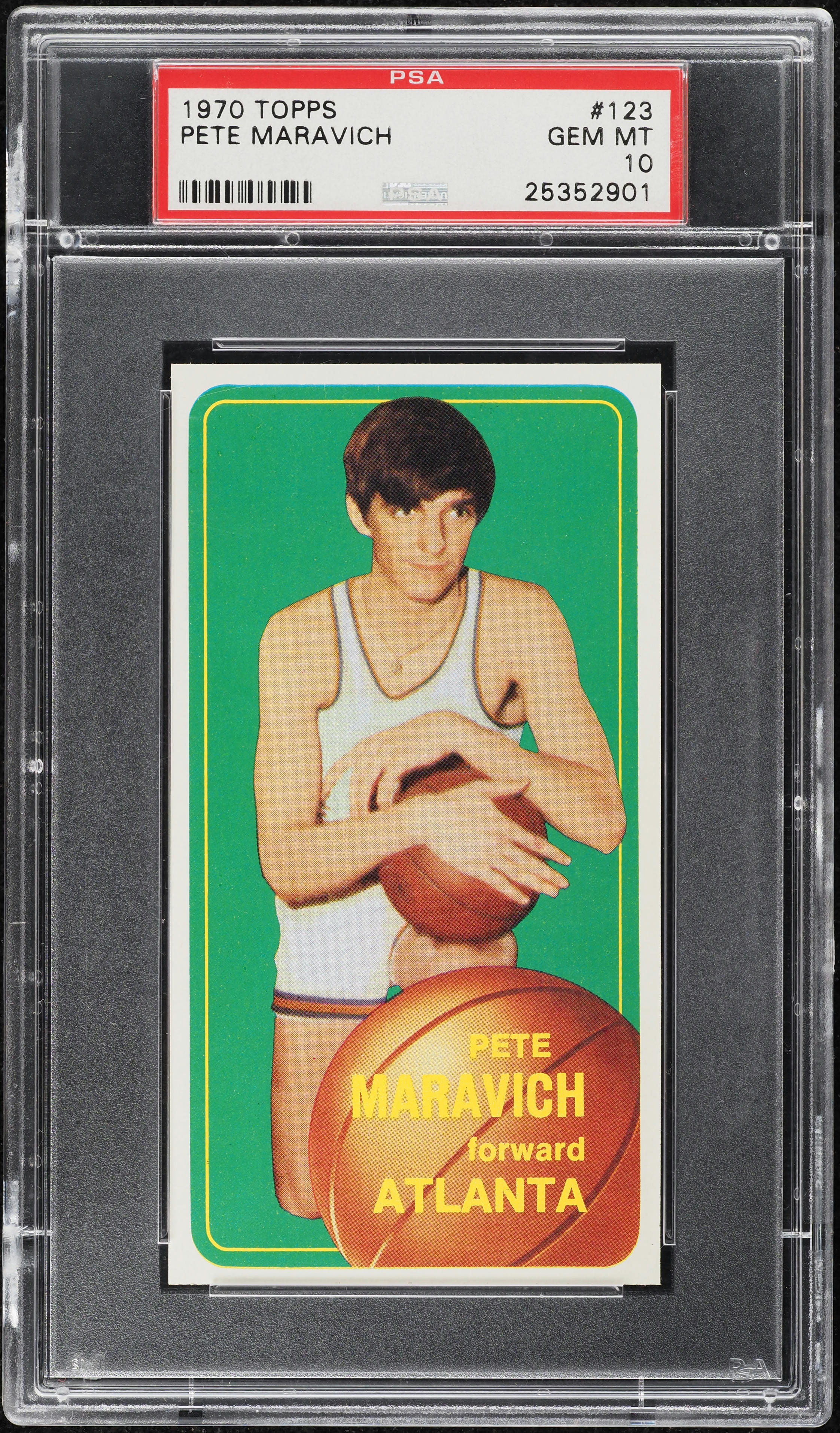1970 Topps Basketball Pete Maravich ROOKIE #123 PSA 10 GEM MINT