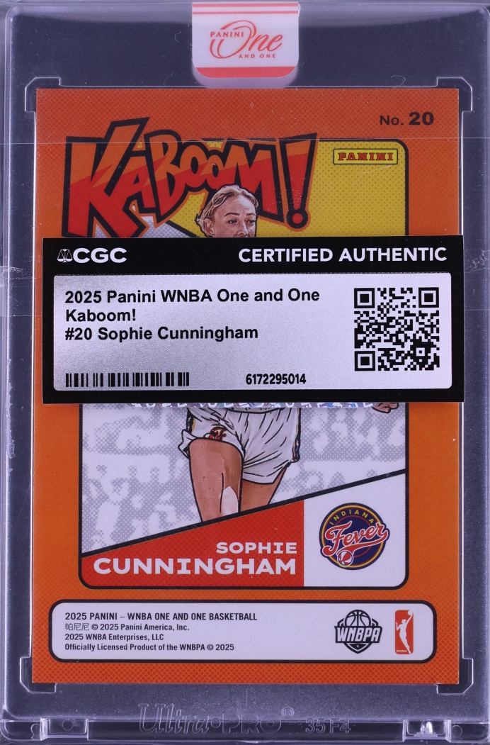2025 Panini WNBA One And One Kaboom! Sophie Cunningham #20 CGC AUTH