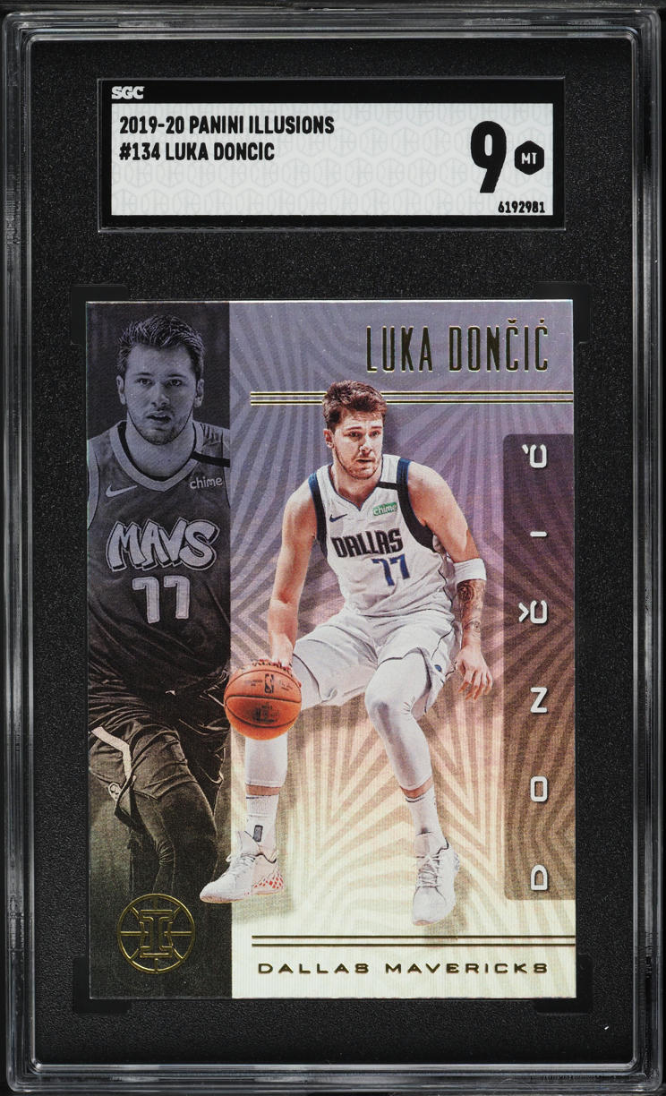 2019 Panini Illusions Luka Doncic #134 SGC 9 MINT