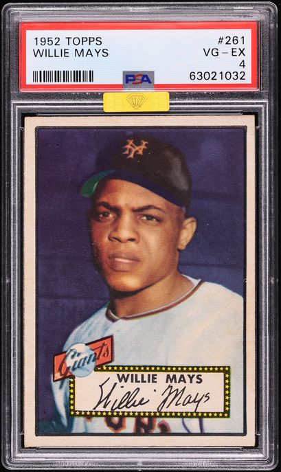 1952 Topps Willie Mays #261 MBA PSA 4 VGEX