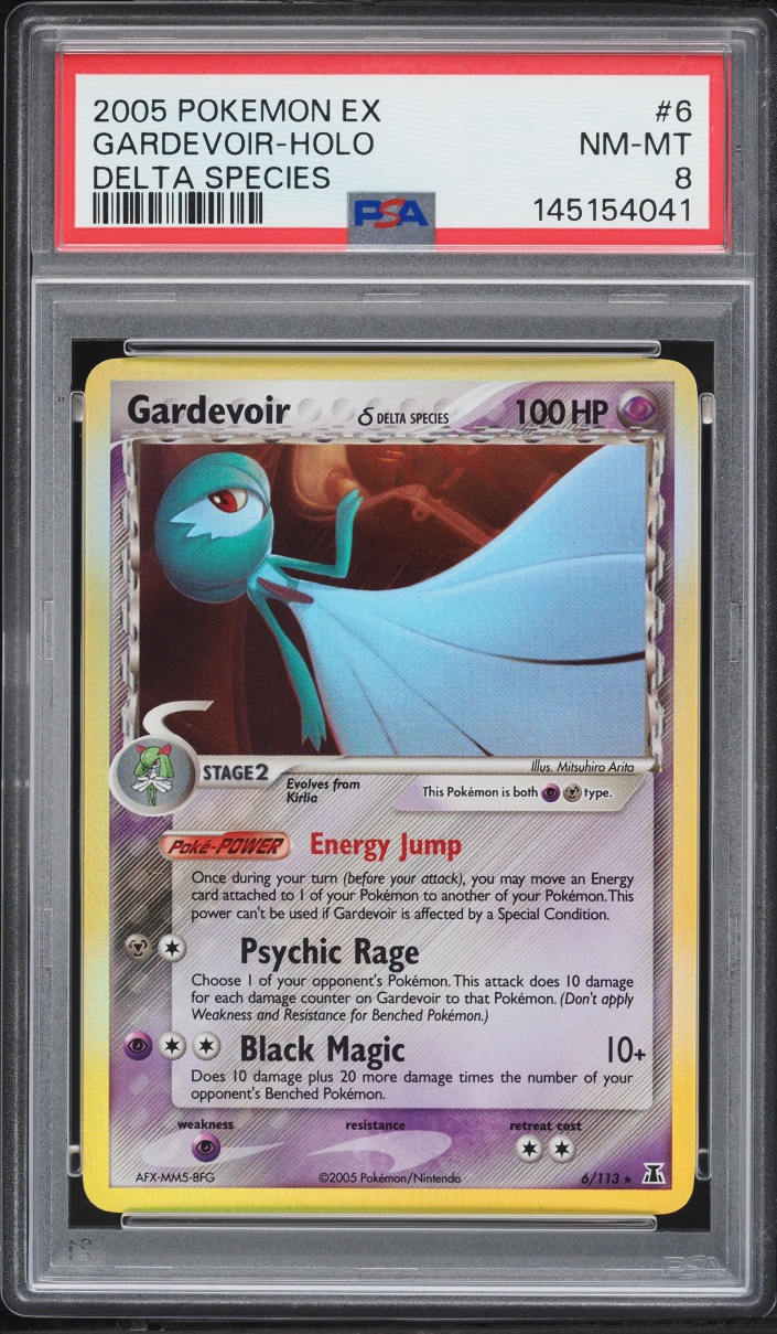 2005 Pokemon EX Delta Species Holo Gardevoir #6 PSA 8 NM-MT