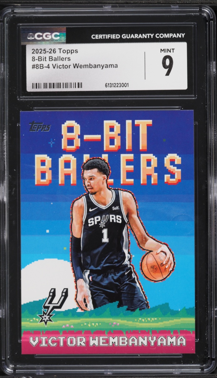 2025 Topps 8-Bit Ballers Victor Wembanyama #8B-4 CGC 9 MINT