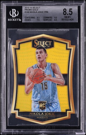 2015 Panini Prizm Nikola Jokic ROOKIE #335 PSA 10 GEM MINT on