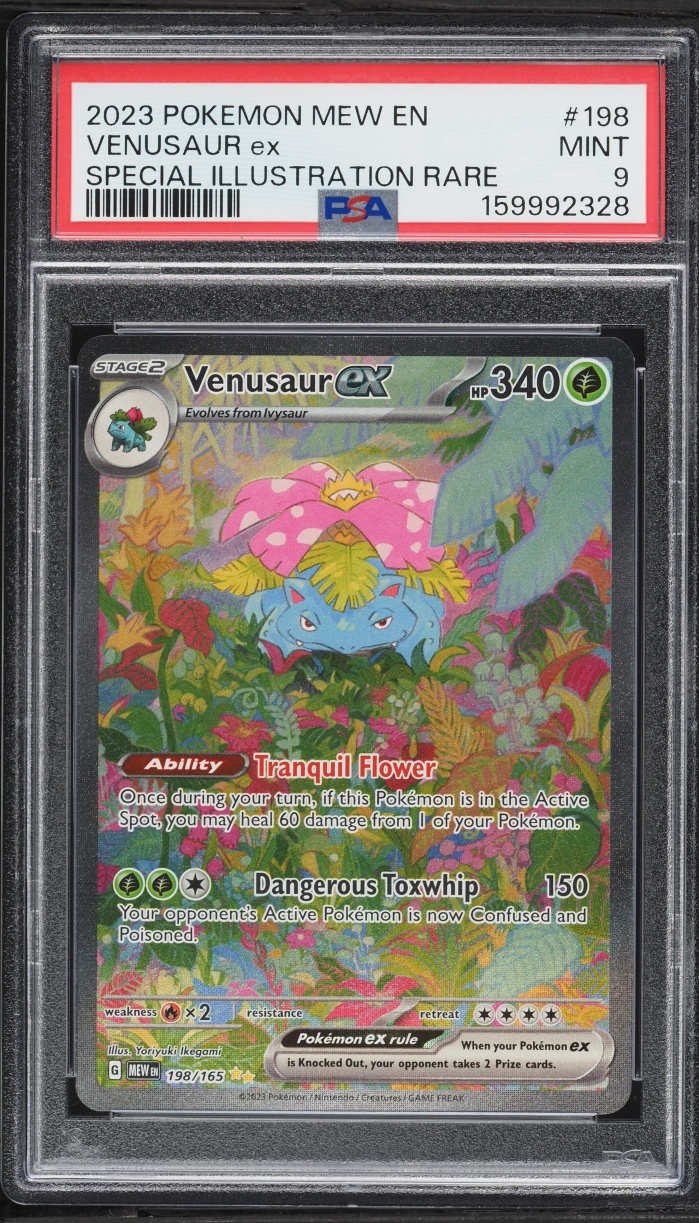 2023 Pokemon Scarlet & Violet 151 SIR Venusaur ex #198 PSA 9 MINT