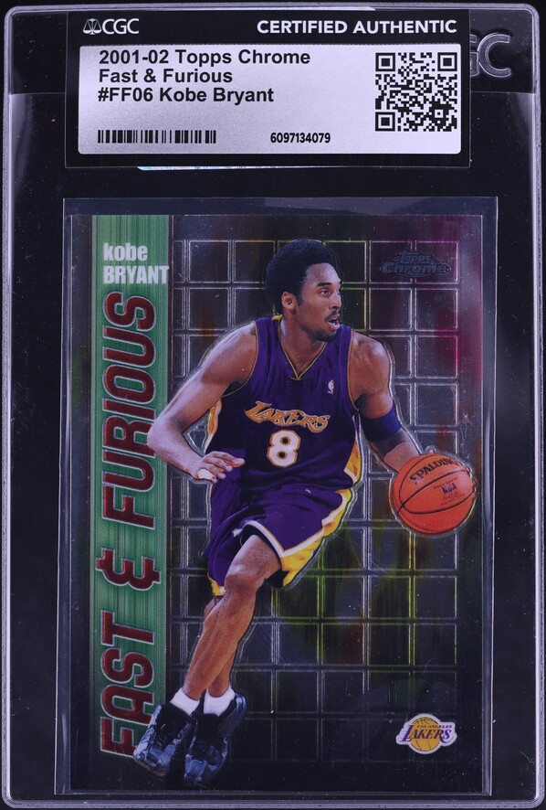 2001 Ultimate Collection Signatures Kobe Bryant AUTO #KB-A PSA 7