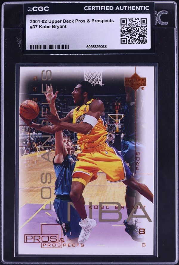 2001 Ultimate Collection Signatures Kobe Bryant AUTO #KB-A PSA 7