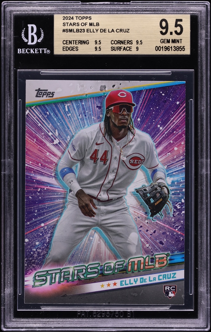 2024 Topps Stars Of MLB Elly De La Cruz ROOKIE #SMLB-23 BGS 9.5 GEM MINT