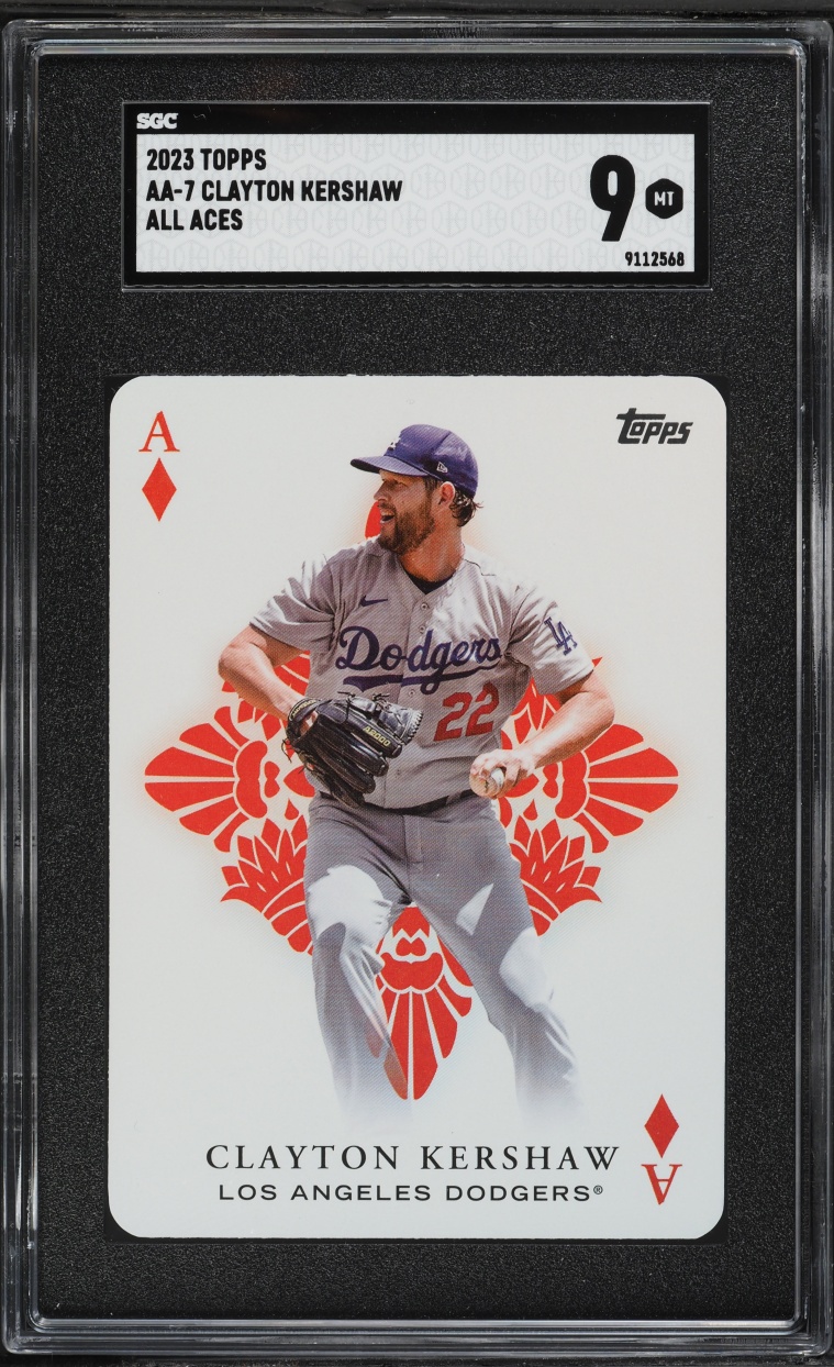 2023 Topps All Aces Clayton Kershaw #AA-7 SGC 9 MINT