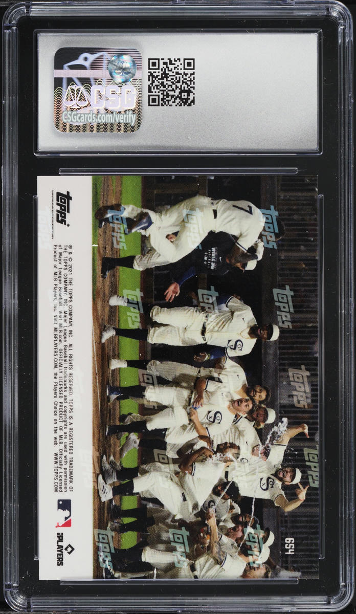 2021 Topps Now Tim Anderson #654 CSG 10 GEM MINT