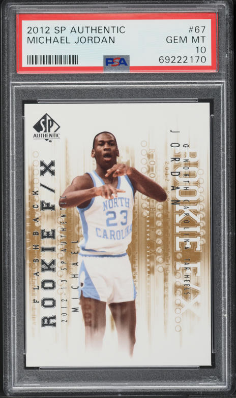 1997 SP Authentic Basketball Michael Jordan #23 PSA 10 GEM