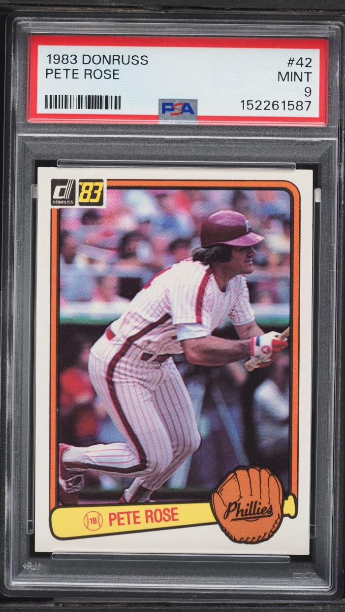 1983 Donruss Pete Rose #42 PSA 9 MINT