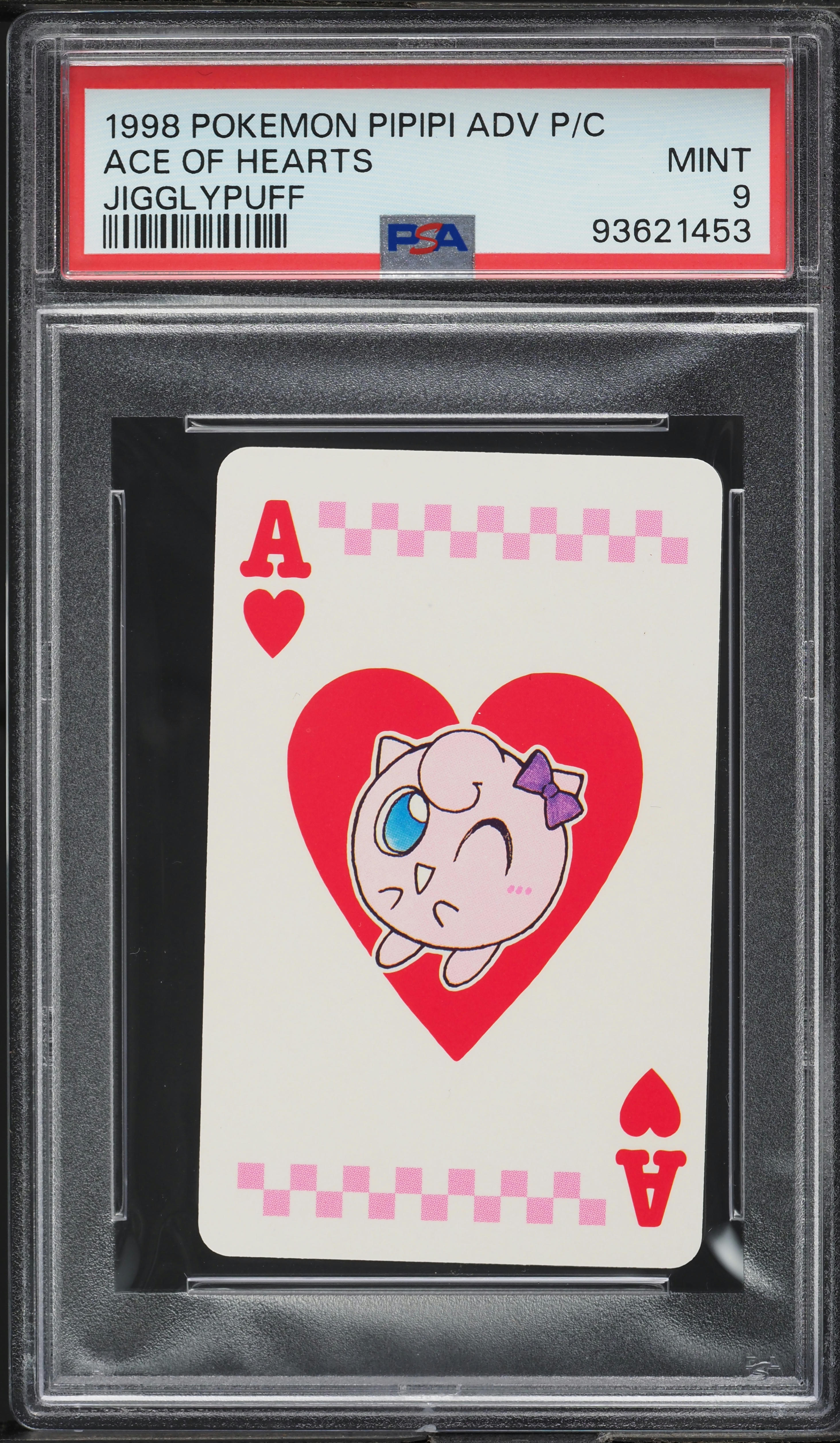 1998 Pokemon Pipipi Adventure Playing Cards Jigglypuff Ace
