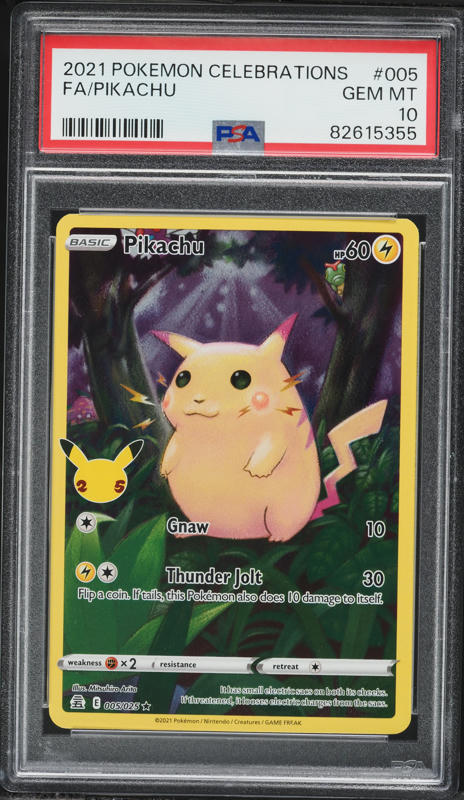 【CGC GEM MINT 10】 ピカチュウ 2021 Gold l Pokemon Pikachu (2021) Gold Metal Celebrations CGC Gem Mint 10