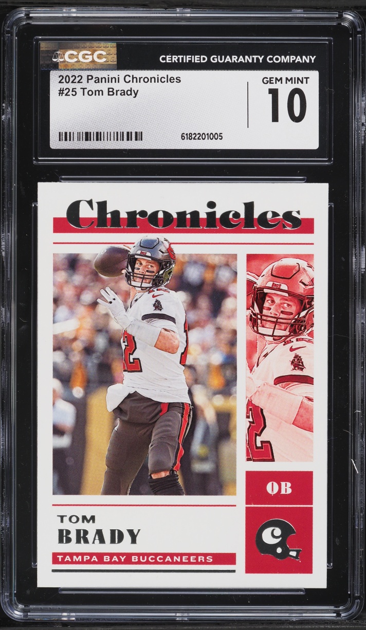 2022 Panini Chronicles Tom Brady #25 CGC 10 GEM MINT