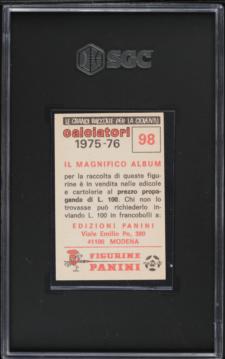1975 Panini Calciatori Paolo Rossi ROOKIE #98 SGC 4.5 VGEX+