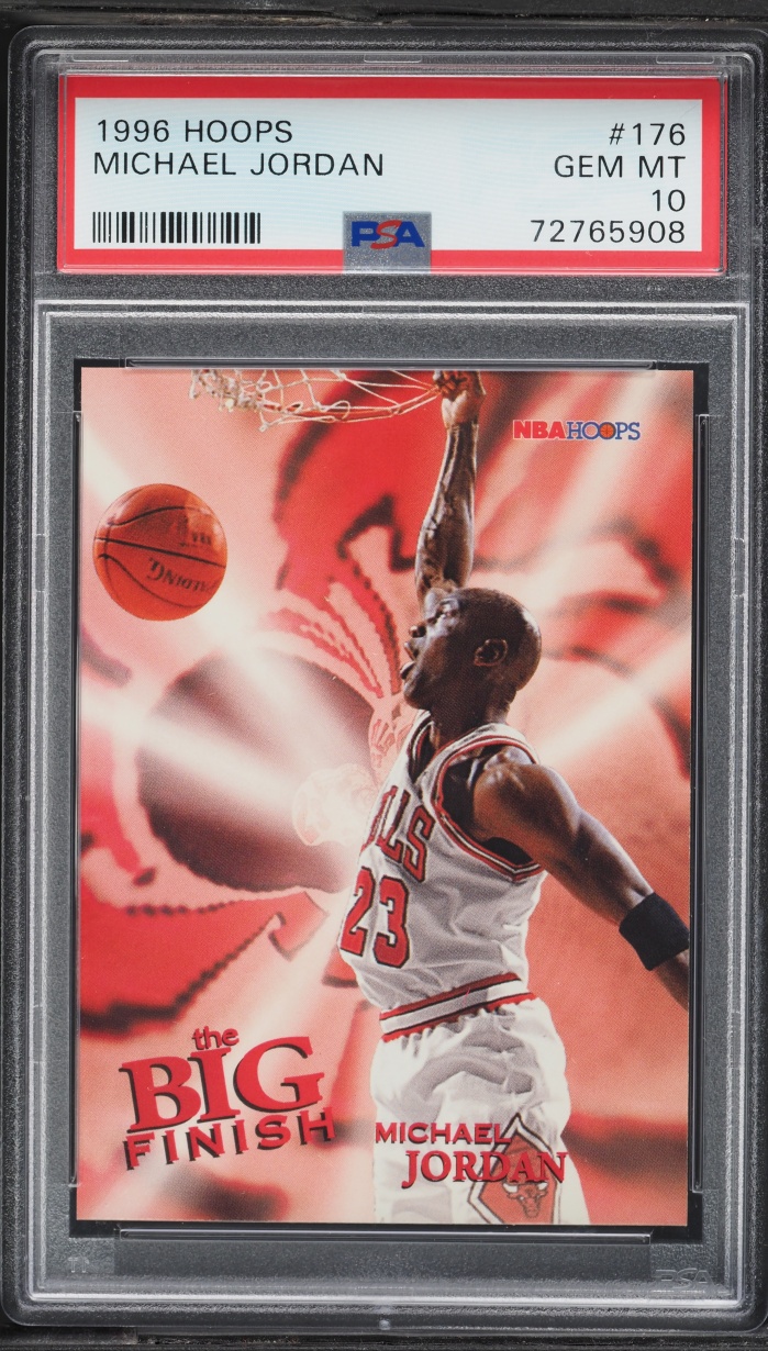 1996 Hoops Michael Jordan #176 PSA 10 GEM MINT