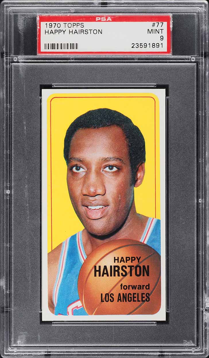 1970 Topps Basketball Happy Hairston #77 PSA 9 MINT
