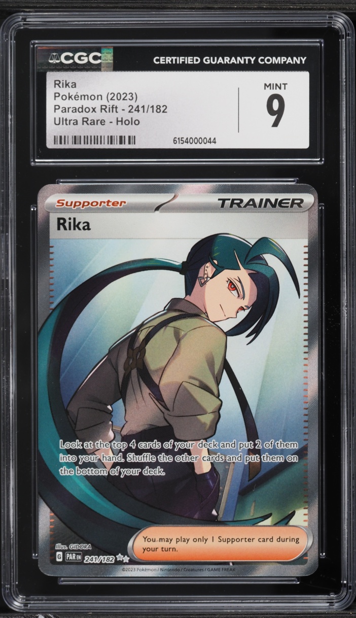 2023 Pokemon Scarlet & Violet Paradox Rift Full Art Rika #241 CGC 9 MINT