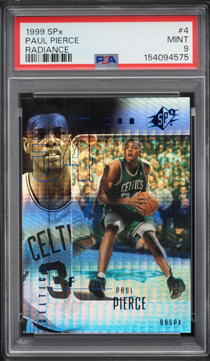 1999 SPx Radiance Paul Pierce /100 #4 PSA 9 MINT