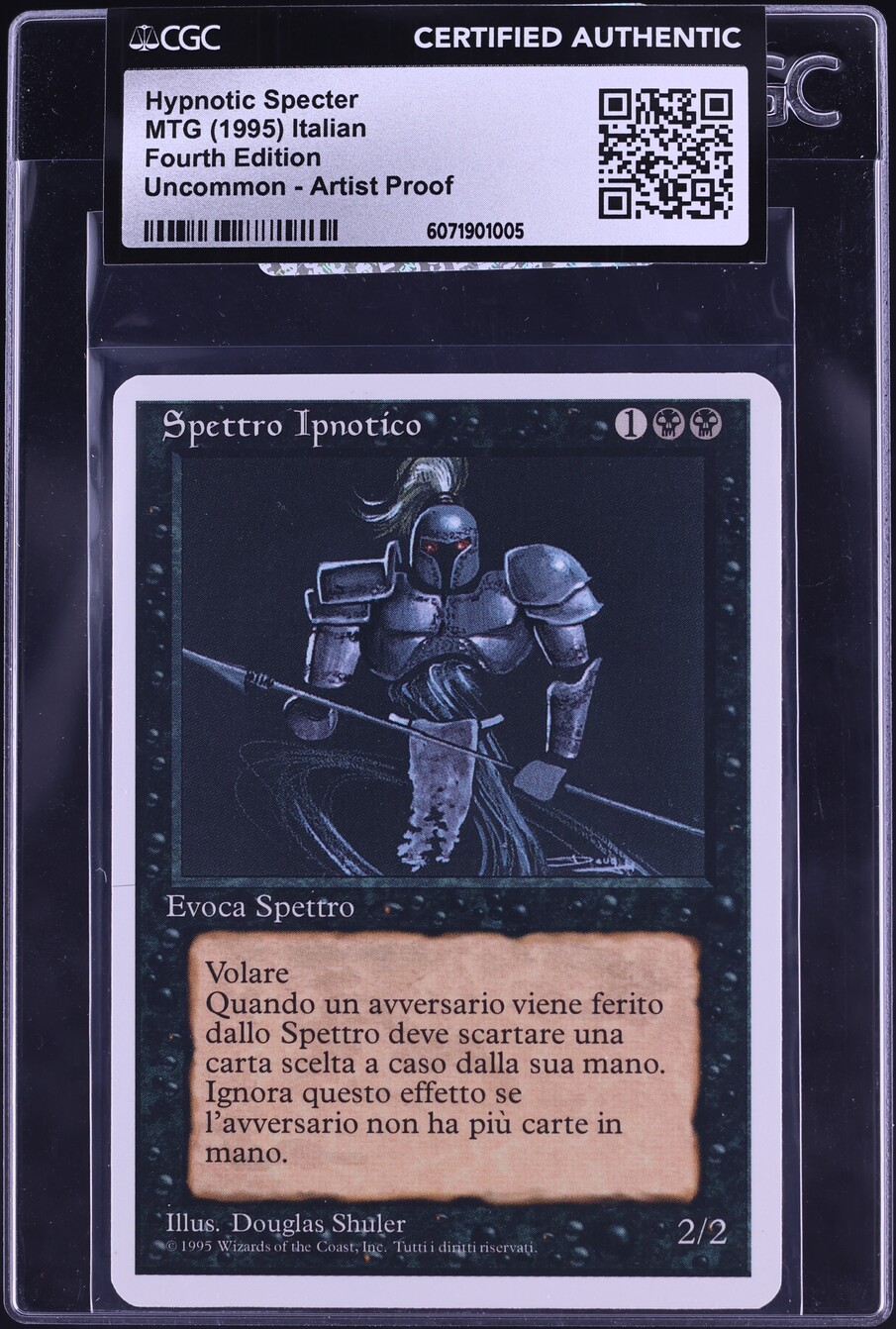Hypnotic Specter [Fourth Edition (Foreign Black Border)] main image 0