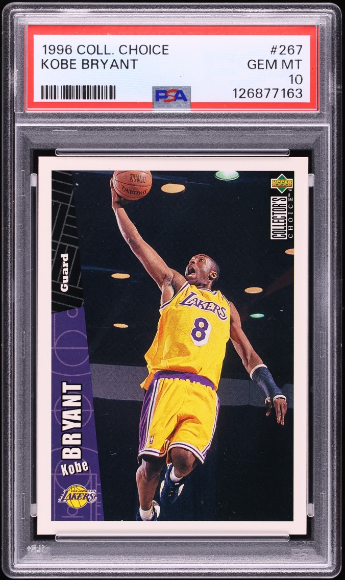 1996 Collector's Choice Basketball Kobe Bryant ROOKIE #267 PSA 10 GEM MINT