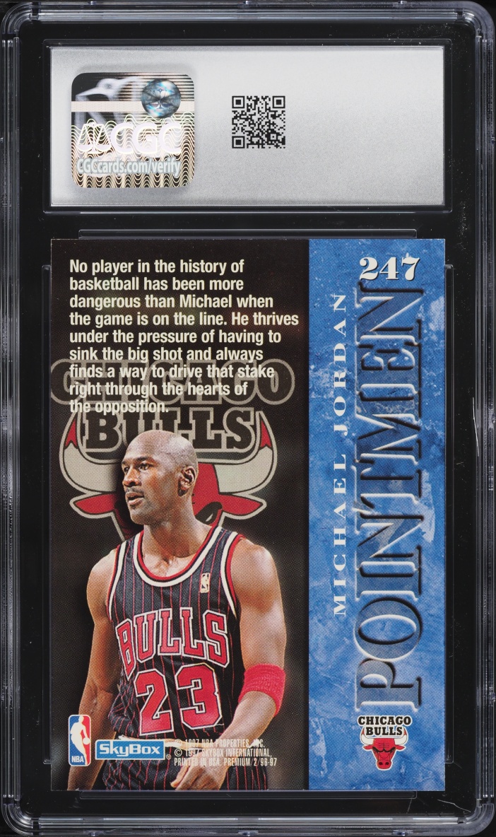 1996 Skybox Premium Michael Jordan #247 CGC 8 NM-MT