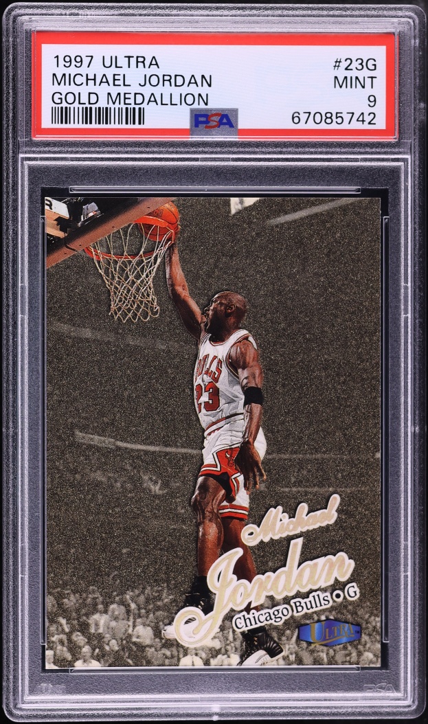 1997 Ultra Gold Medallion Michael Jordan #23G PSA 9 MINT