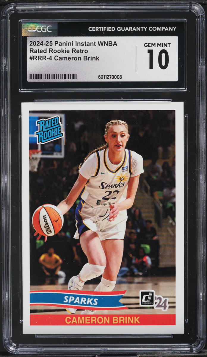 2025 Panini Instant WNBA RATED ROOKIE Retro SP Pre-Sale Card - Choose Your Rookie! 6 thumbnail image