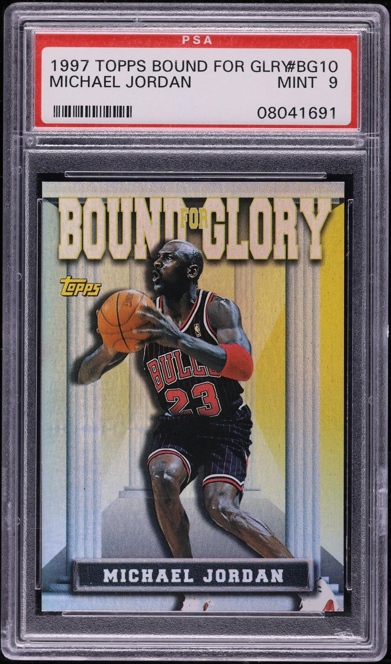 1997 Topps Bound For Glory Michael Jordan #BG10 PSA 9 MINT