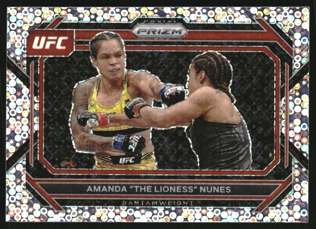 2021 Select UFC Octagonside Gold Prizm Amanda Nunes /10 #216 PSA