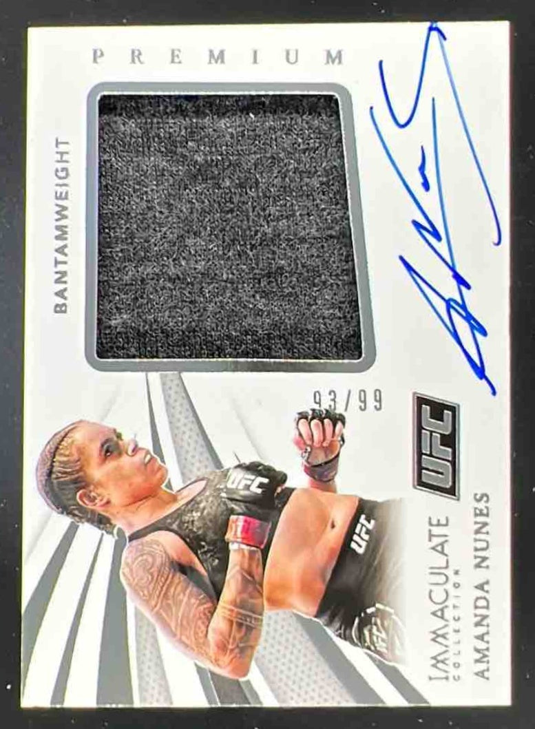 2021 Select UFC Octagonside Gold Prizm Amanda Nunes /10 #216 PSA
