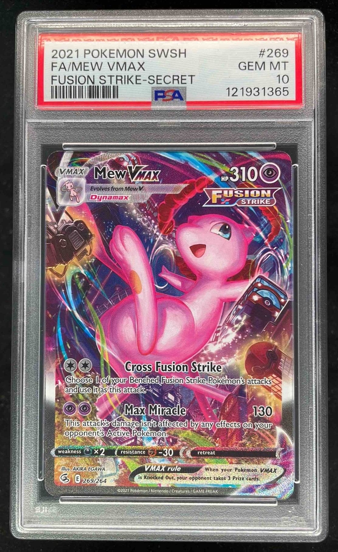 2021 Pokemon Japanese SWSH 25th Anniversary Full Art Shiny Mew #30